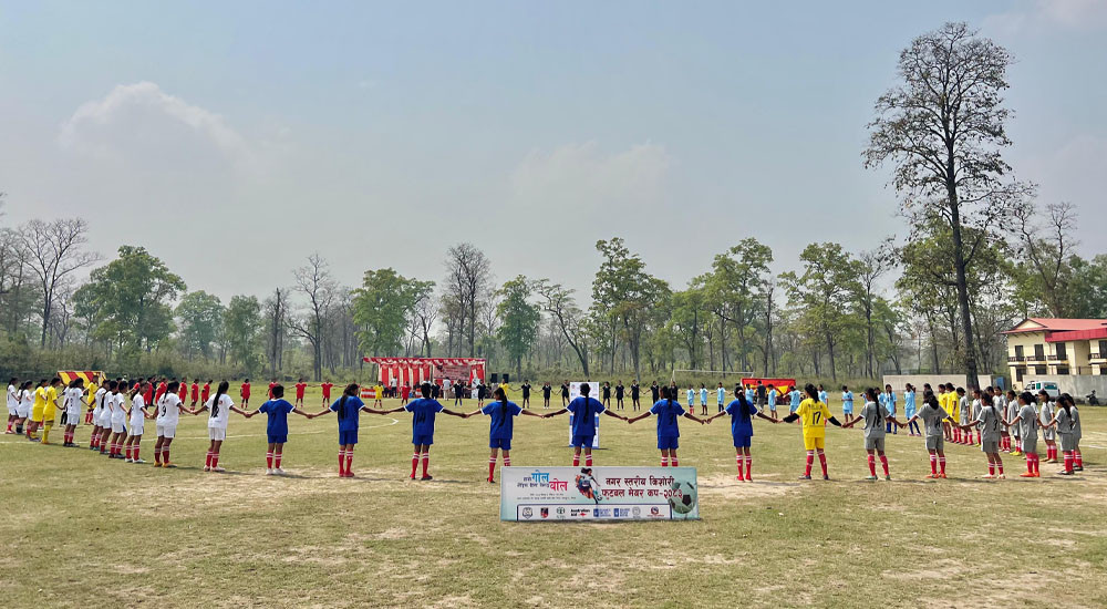 RDC नेपालको पहलमा किशोरी मेयर कप: उद्घाटन खेलमै वडा १ र ५ को जीत